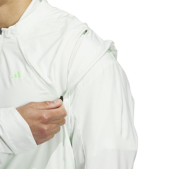 NWT 2XL adidas Golf Ultimate365 WIND.RDY Men's Convertible Jacket Crystal Jade - Picture 6 of 9
